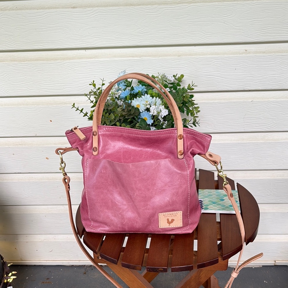 Meanwhile Back On The farm. 

Lovely, limited edition peony small tote